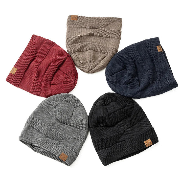 Herren Mütze | Warme Plüschgefütterte Beanie | Casual Winter Kleider