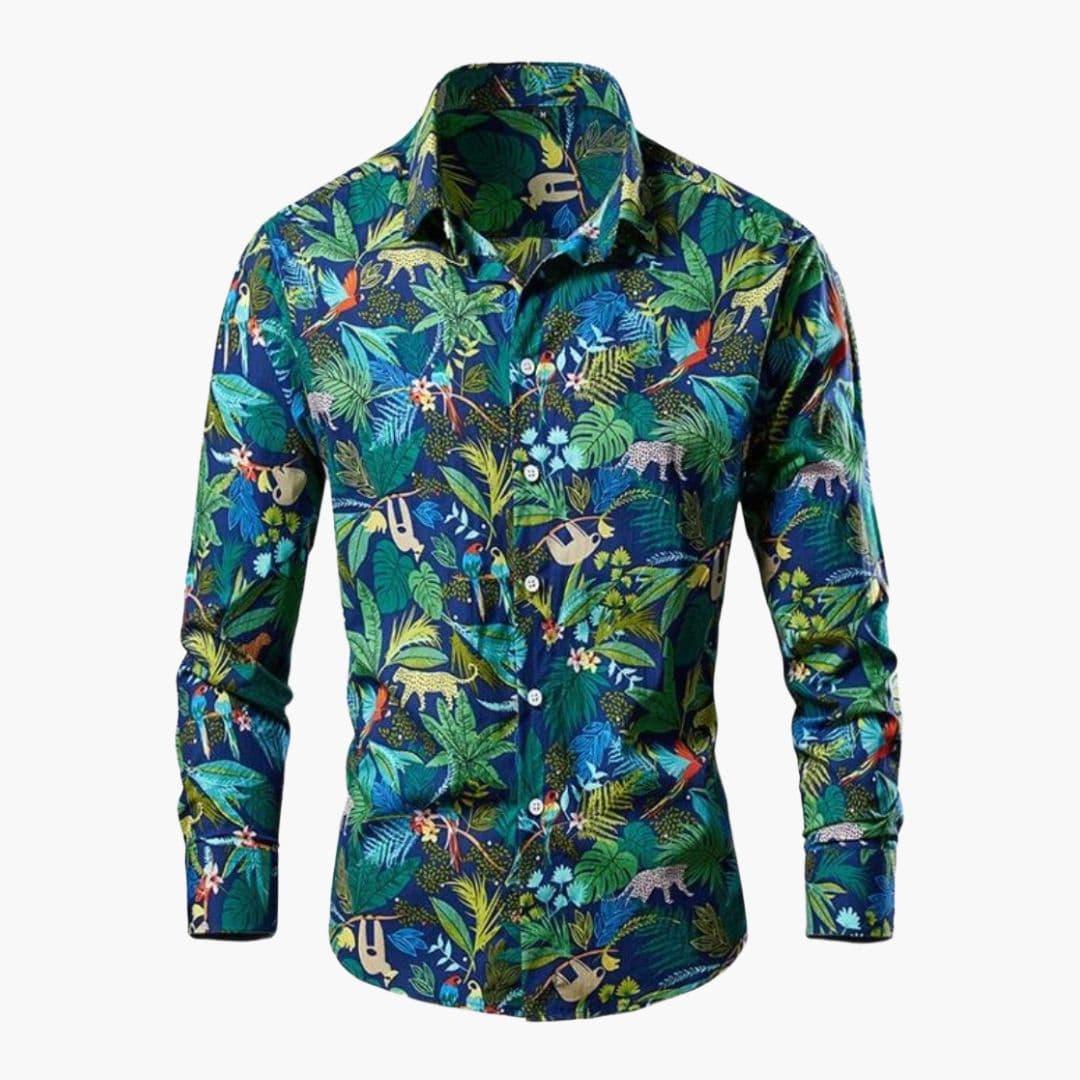 Herren Hemd | Elegant | Mit Knöpfen | Sommer