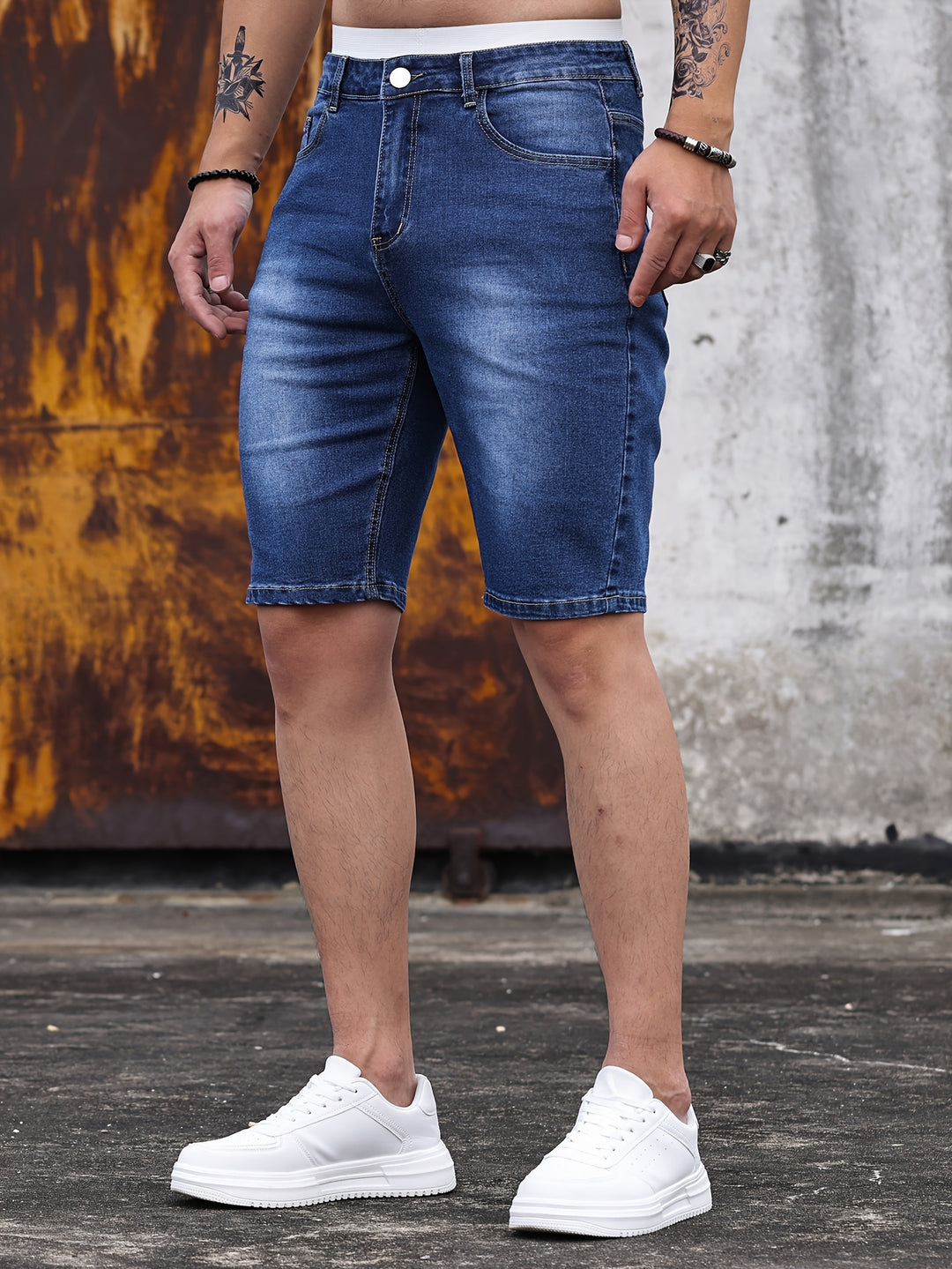 Herren Jeansshorts | Slim Fit | Klassischer Stil | Sommer