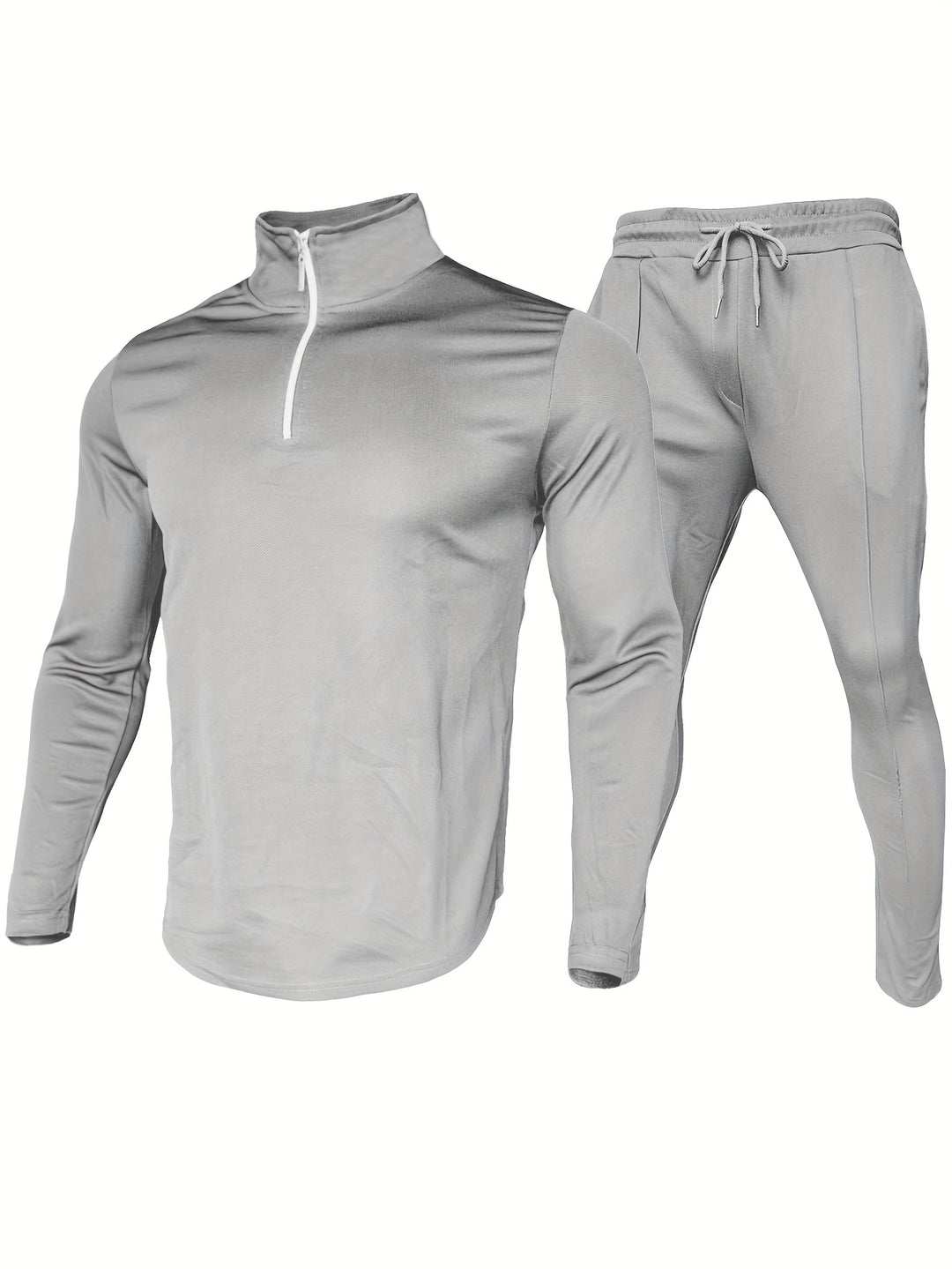 Herren Set | Slimfit | Reißverschluss | Freizeit