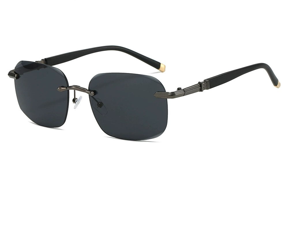 Herren Sonnenbrille | Retro | Randloses Design Edge | Sommer