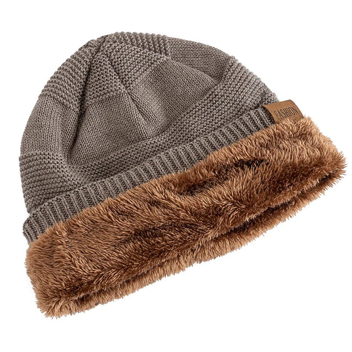 Herren Mütze | Warme Plüschgefütterte Beanie | Casual Winter Kleider