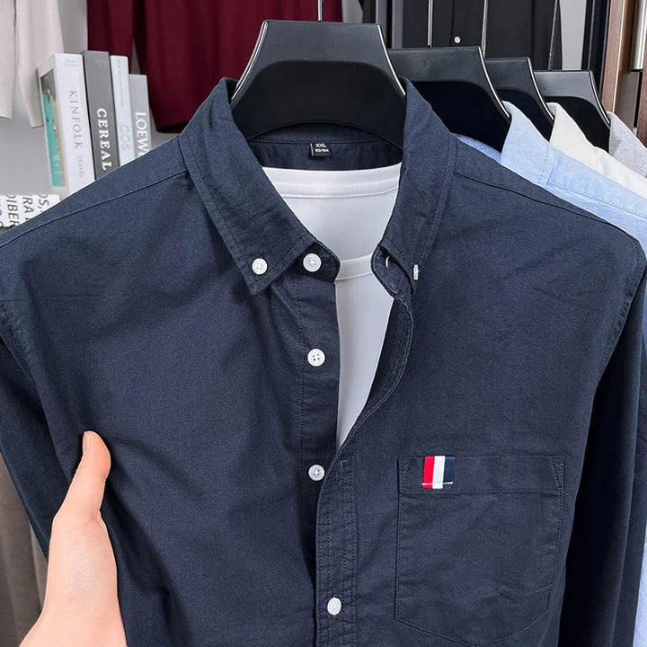 Herren Hemd | Straight | Mit Knöpfen | Sommer