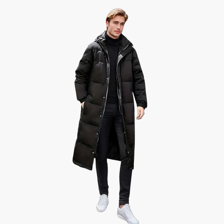 Winterjacke Herren | Langer Kapuzenmantel Warm | Urban Outdoor Jacke Herren