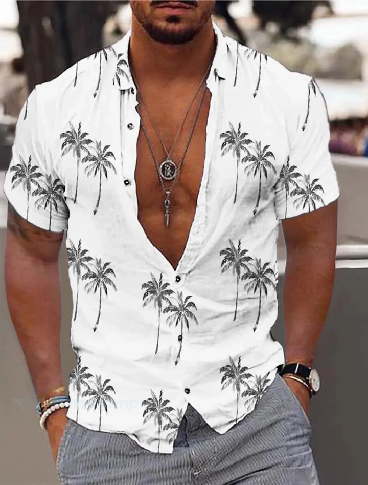 Herren Shirt | Tailliert | Knopfverschluss | Sommer