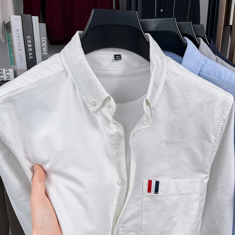 Herren Hemd | Straight | Mit Knöpfen | Sommer