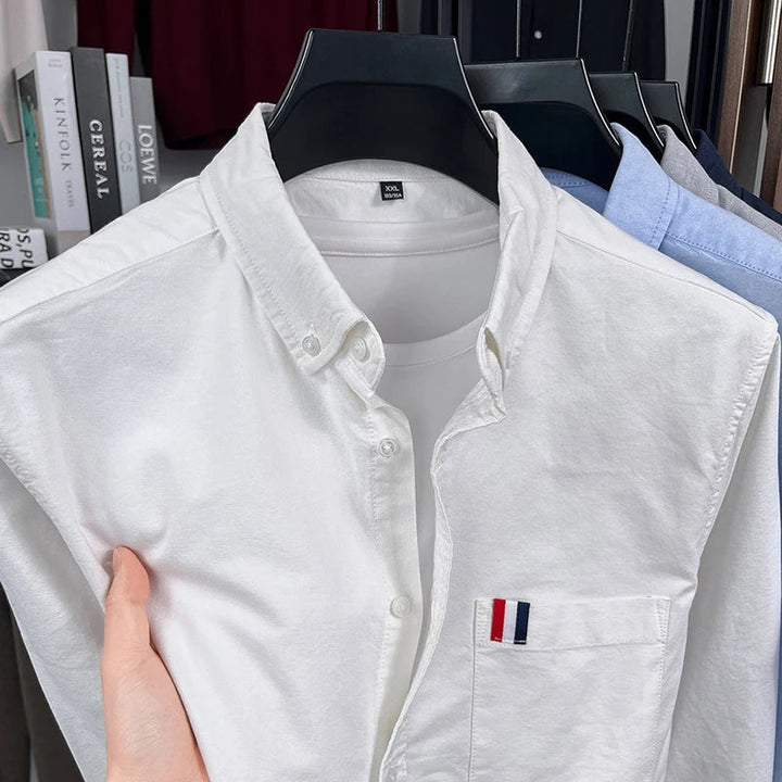 Herren Hemd | Straight | Mit Knöpfen | Sommer
