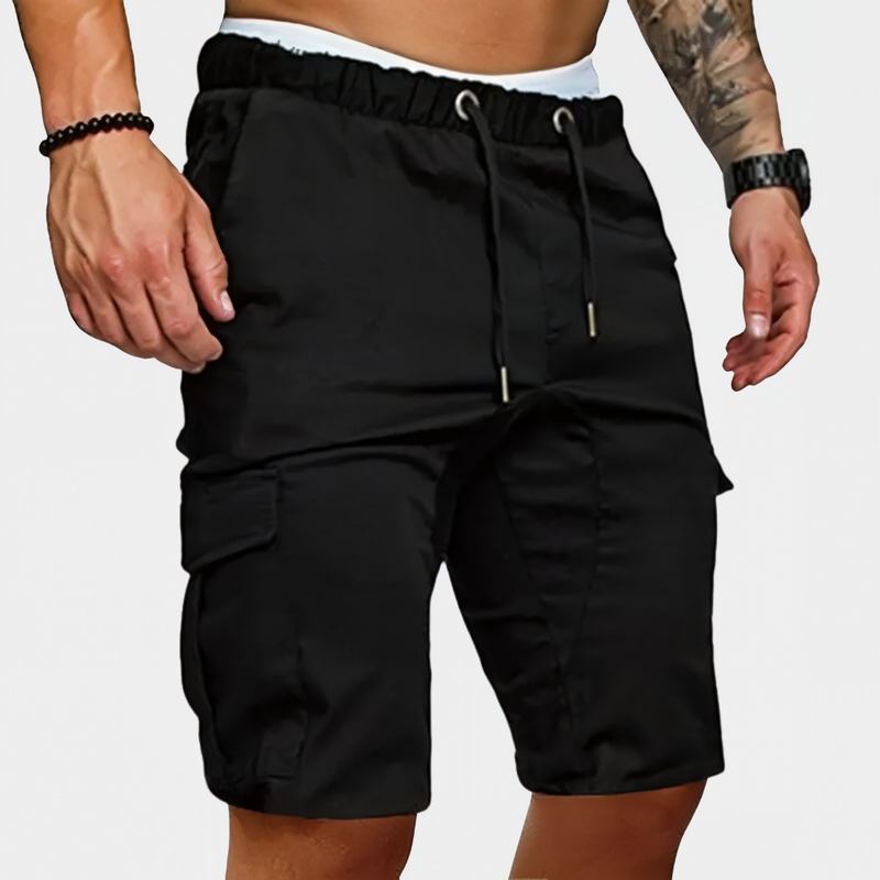 Herren Cargo Shorts | Straight | Mit Kordelzug | Sommer