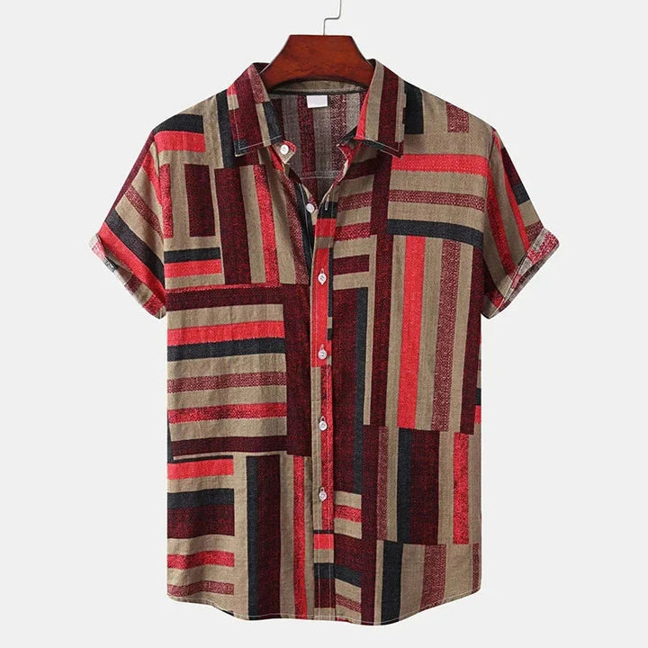 Herren Shirt | Grafikmuster | Kurzarm | Sommer