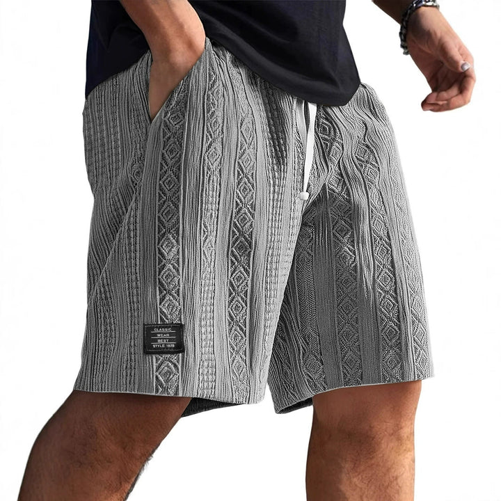 Herren Shorts | Locker | Mit Kordelzug Texture | Sommer