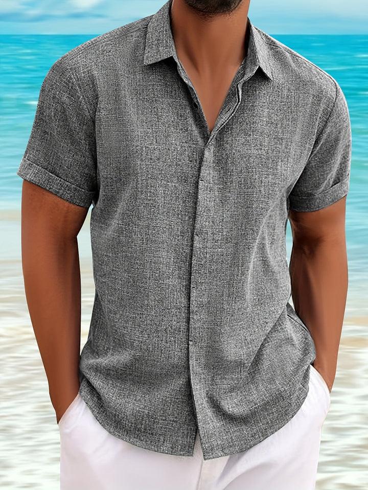 Herren Shirt | Regular | Mit Knopfleiste | Sommer Coast