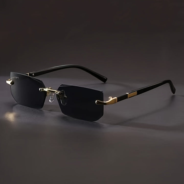 Herren Sonnenbrille | Retro | Ohne Rahmen | Sommer