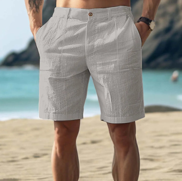 Herren Shorts | Straight | Mit Knopf | Sommer