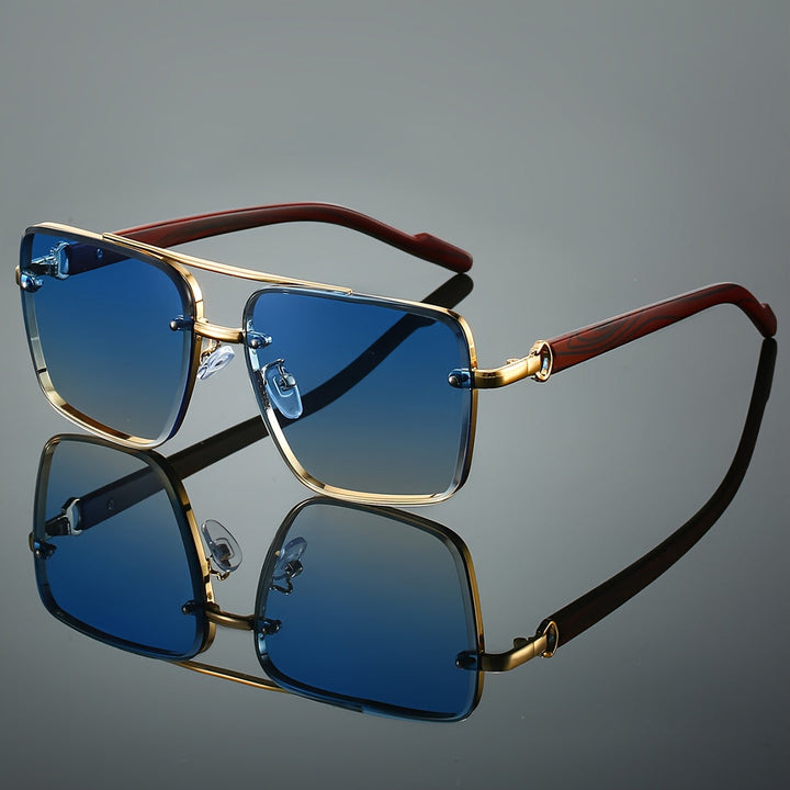 Herren Sonnenbrille | Elegant | Mit Bügel | Sommer Kantig