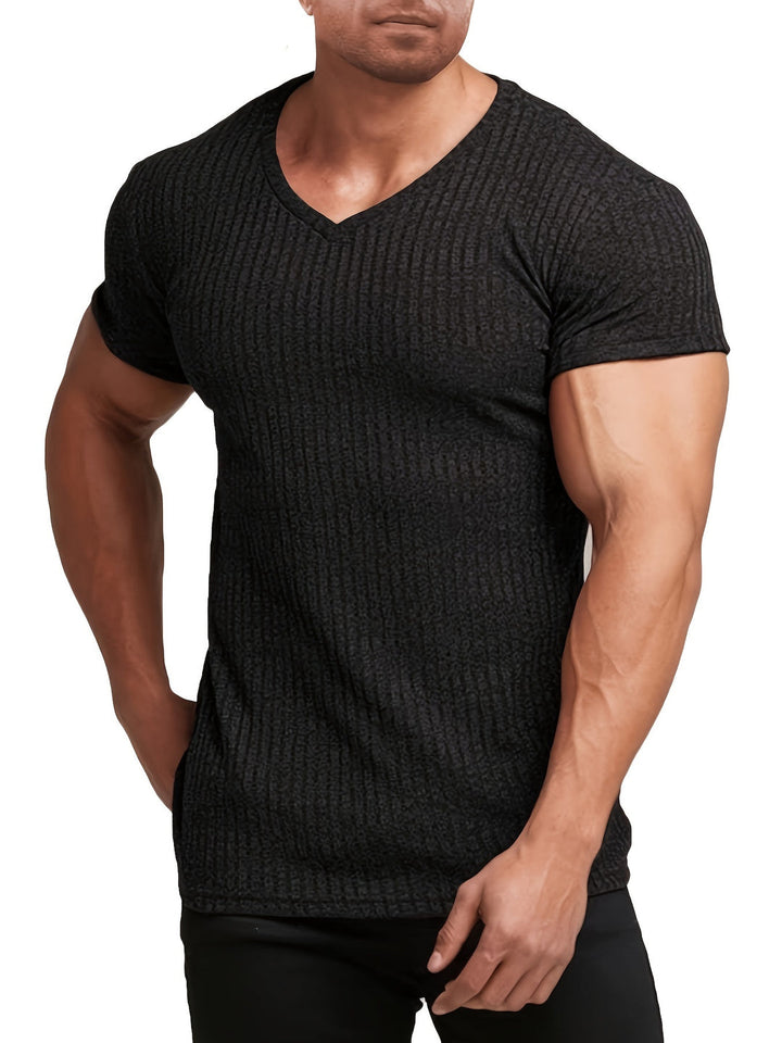 Herren T-Shirt | Slimfit | V-Ausschnitt | Sommer