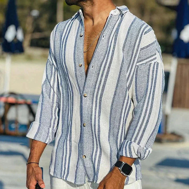 Herren Hemd | Oversized | Mit Knopfleiste | Sommer Coast