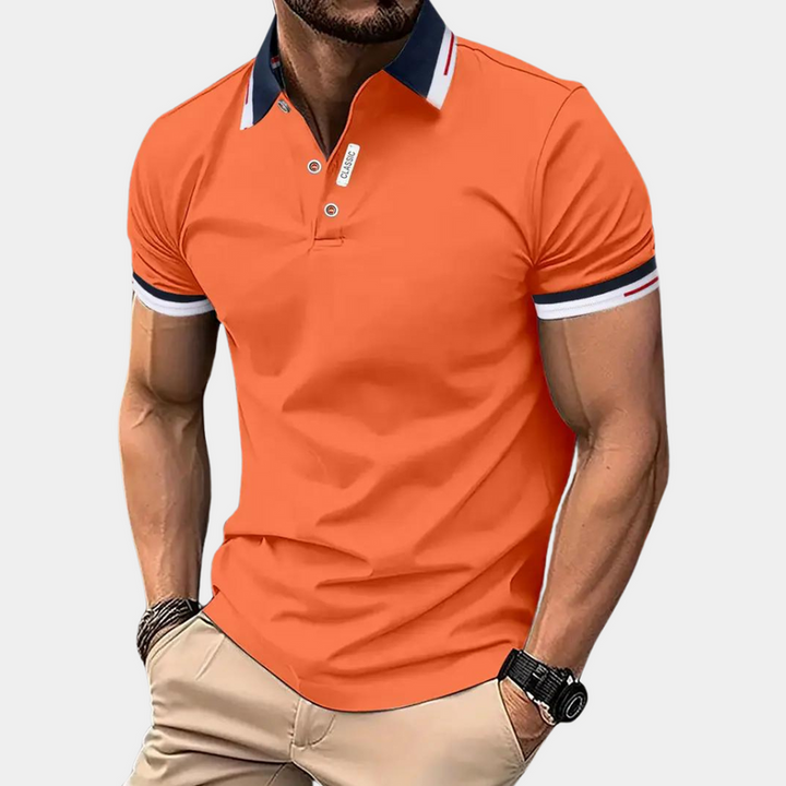 Herren Polohemd | Schmale Passform | Mit Knopfleiste | Sommer