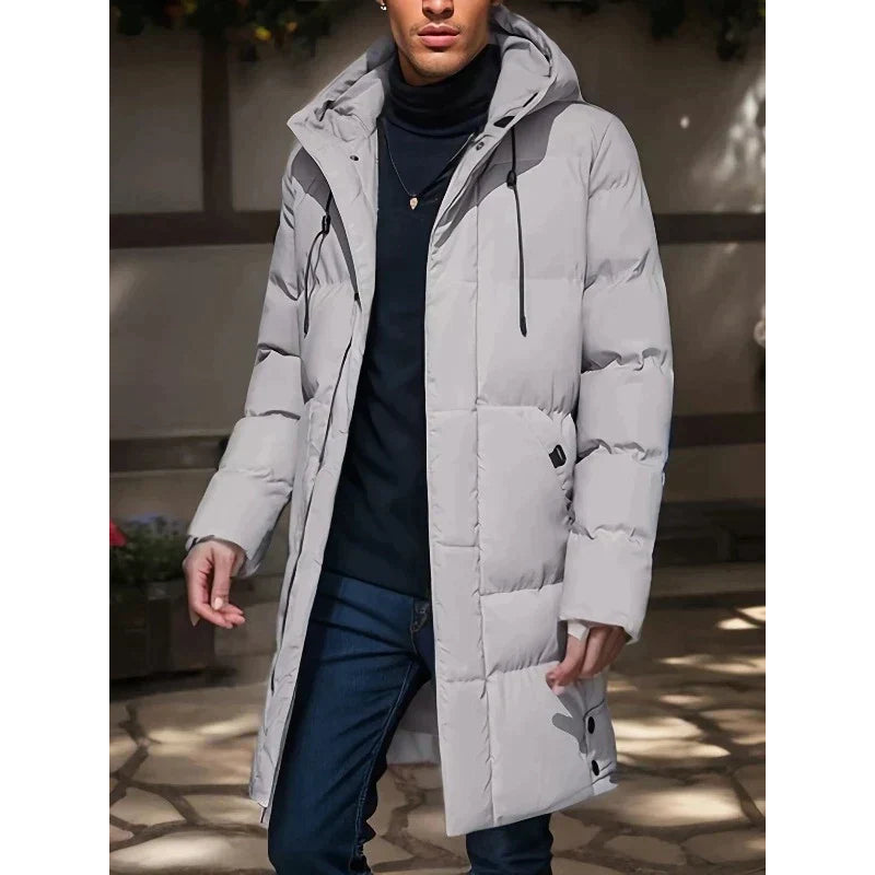 Herren Winterjacke | Parka mit Kapuze | Eleganter Schutz
