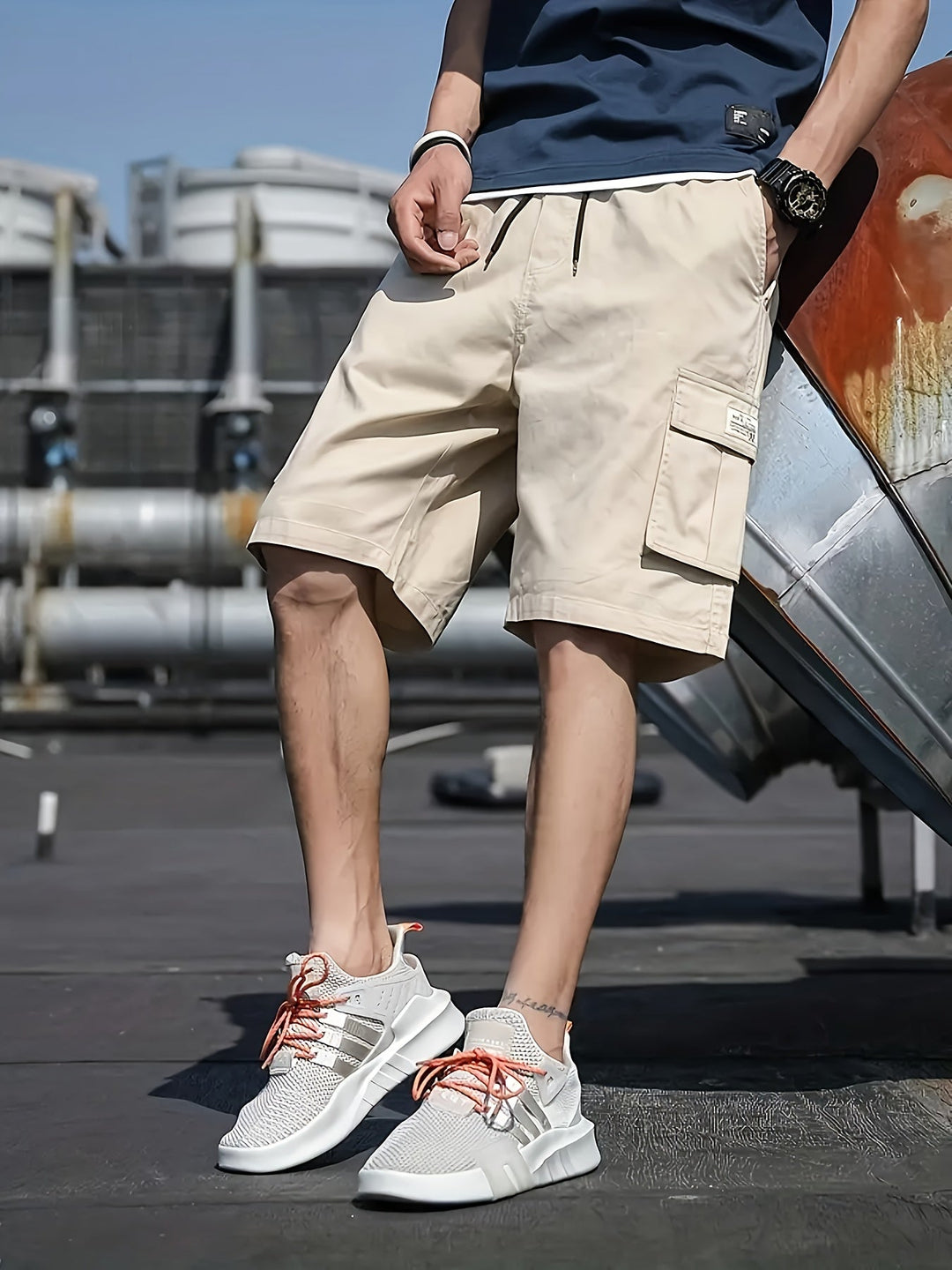 Herren Shorts | Cargo | Kordelzug | Sommer Street