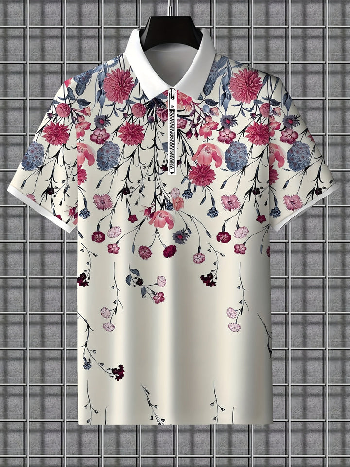 Herren Poloshirt | Regular | Kurze Ärmel | Sommer Bloom