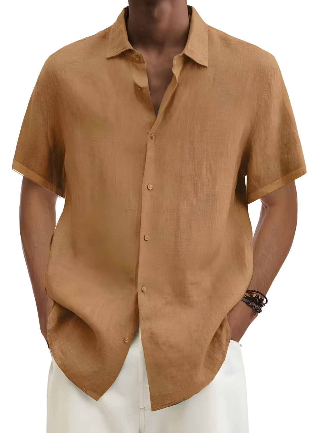 Herren Hemd | Elegant | Kurzarm Knopfleiste | Sommer