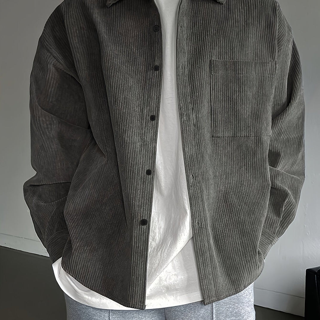 Herren Hemd | Oversized | Knopfleiste | Sommer