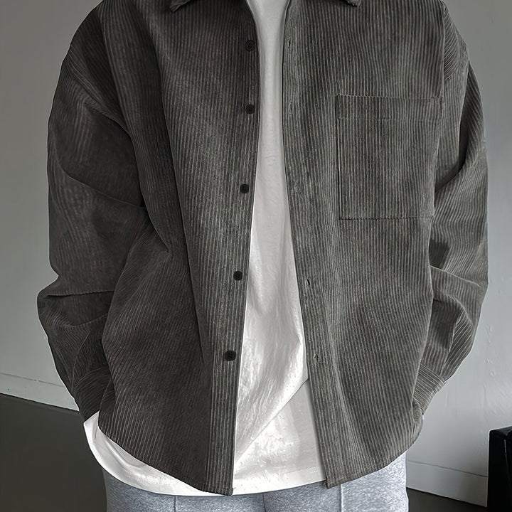 Herren Hemd | Oversized | Knopfleiste | Sommer