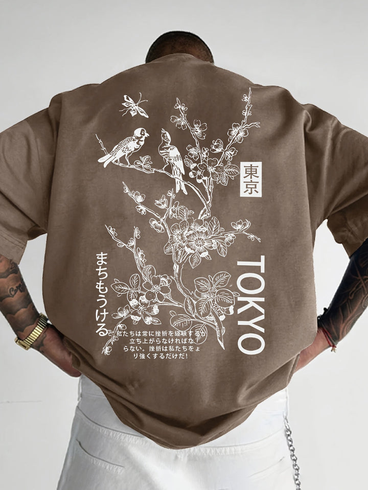 Herren T-Shirt | Oversized | Print | Sommer