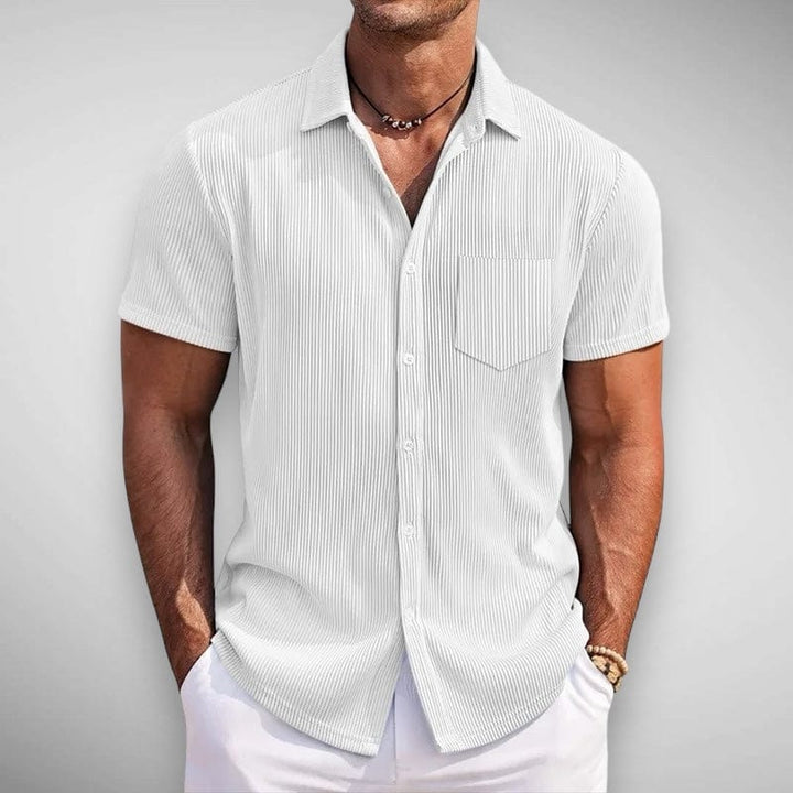Herren Shirt | Slimfit | Mit Knöpfen | Sommer