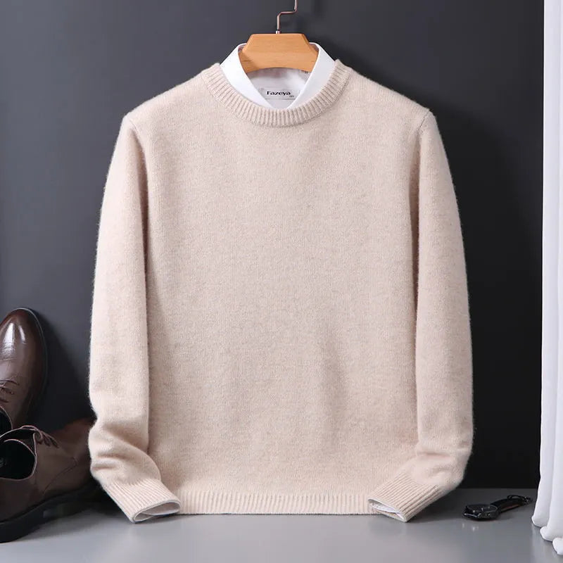 Pullover Herren | Kaschmir Pullover Style | Regular Fit Rundhals