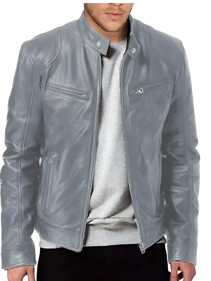 Herren Jacke | Slimfit | Mit Reißverschluss | Herbst