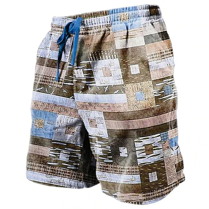 Herren Shorts | Retro | Mit Kordelzug | Sommer