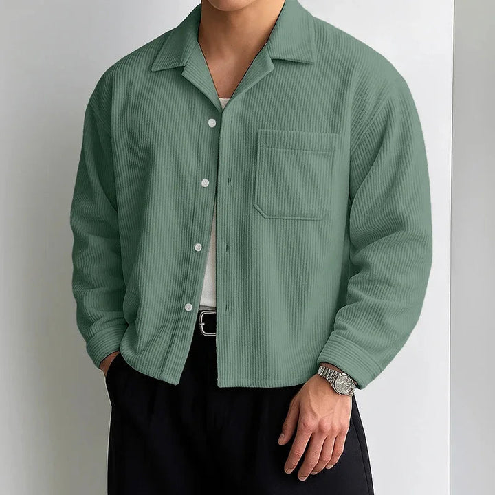 Herren Hemd | Oversized | Mit Knöpfen | Sommer