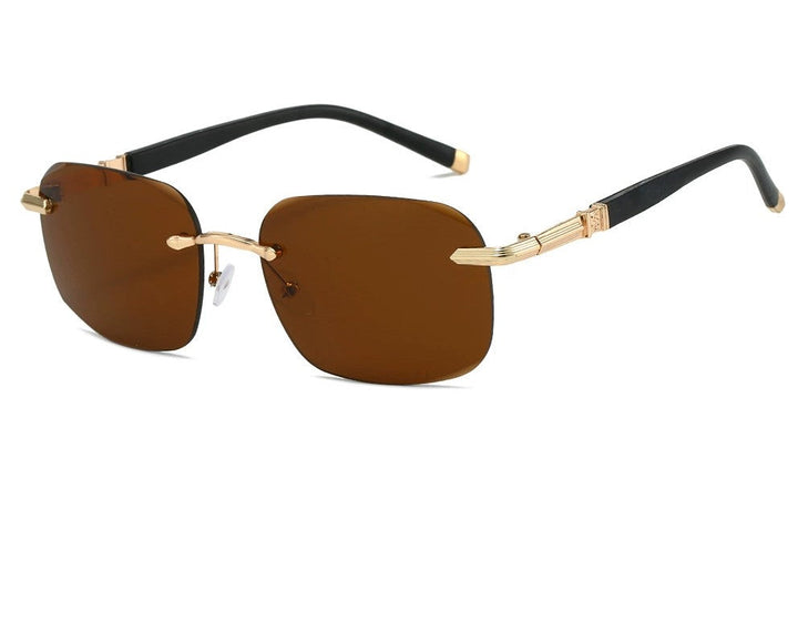 Herren Sonnenbrille | Retro | Randloses Design Edge | Sommer