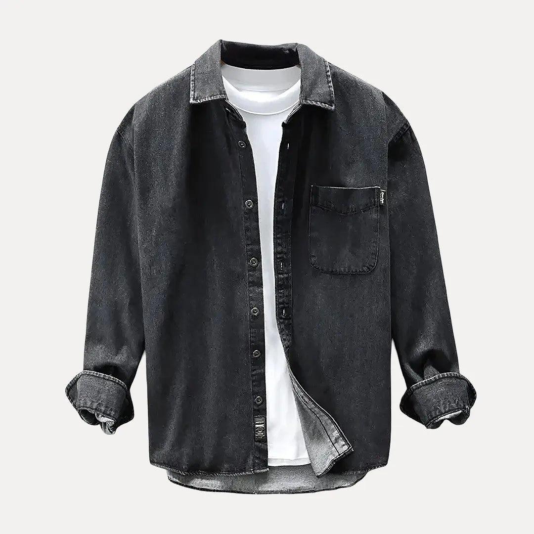Herren Hemd | Vintage Denim Locker | Klassische Jeans Kleider