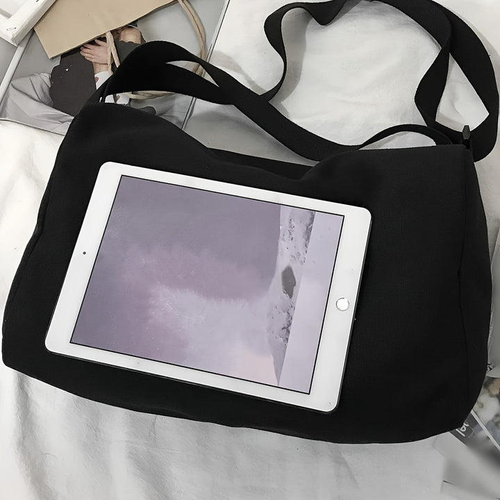Herren Tasche | Oversized | Schultertasche Ohne Verschluss | Sommer