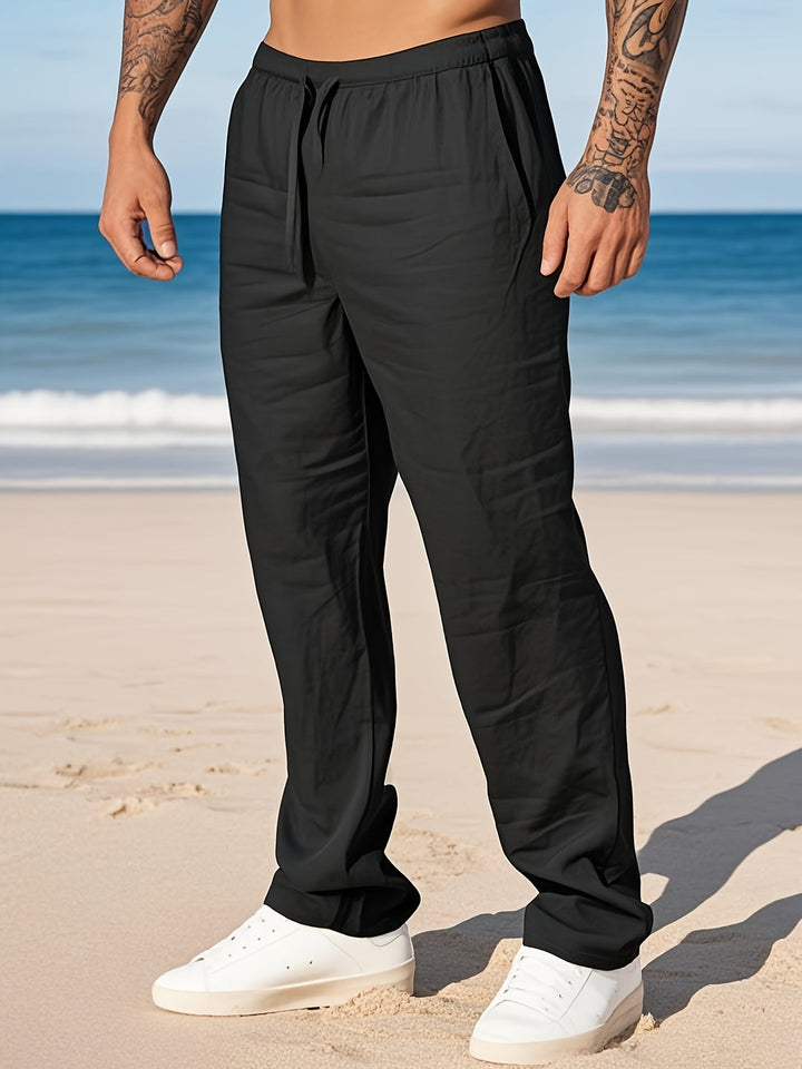 Herren Hose | Tapered | Mit Kordelzug | Sommer