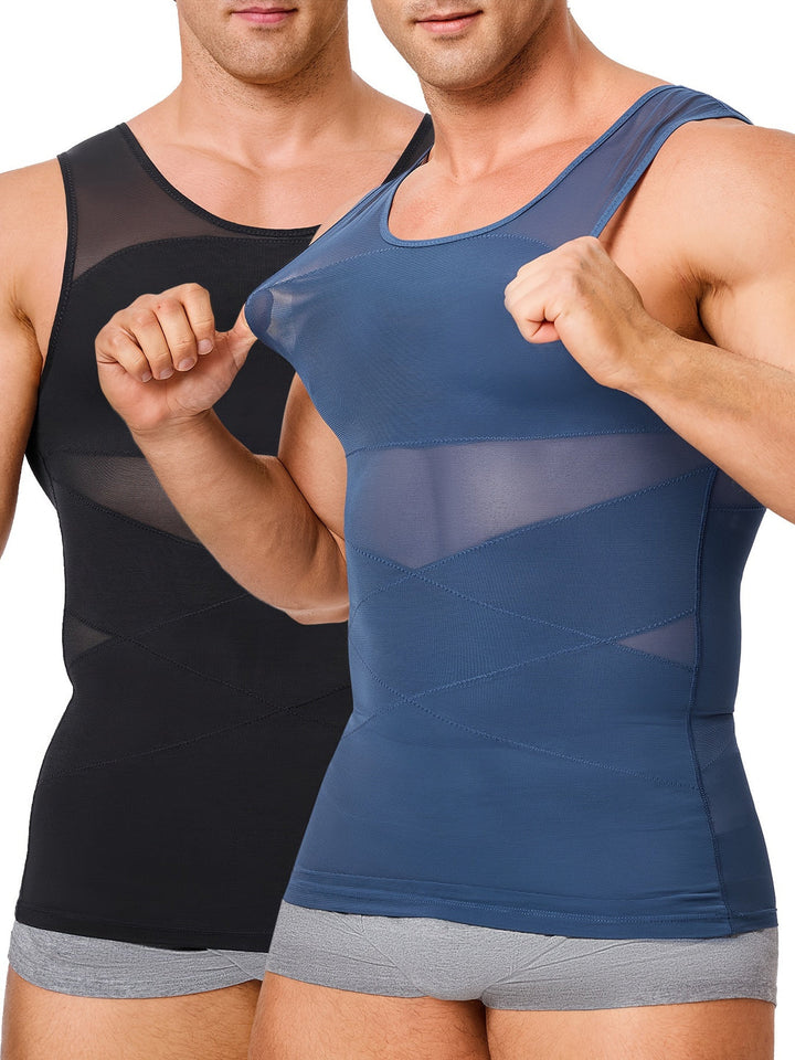 Herren Top | Slimfit | Ärmellos | Sommer