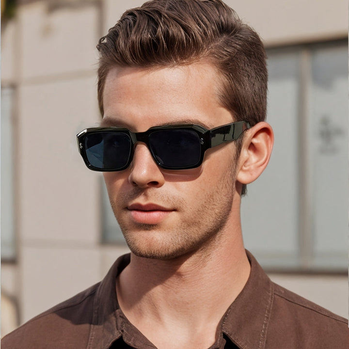 Herren Sonnenbrille | Retro | Mit Vollrahmen Shade | Sommer