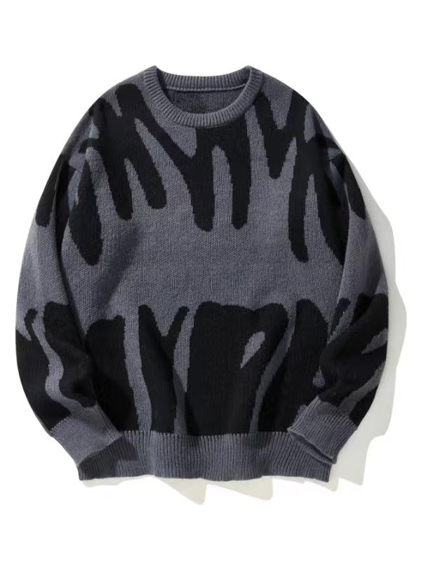 Sweatshirt Herren | Modischer Strickpullover | Trendige Kleider