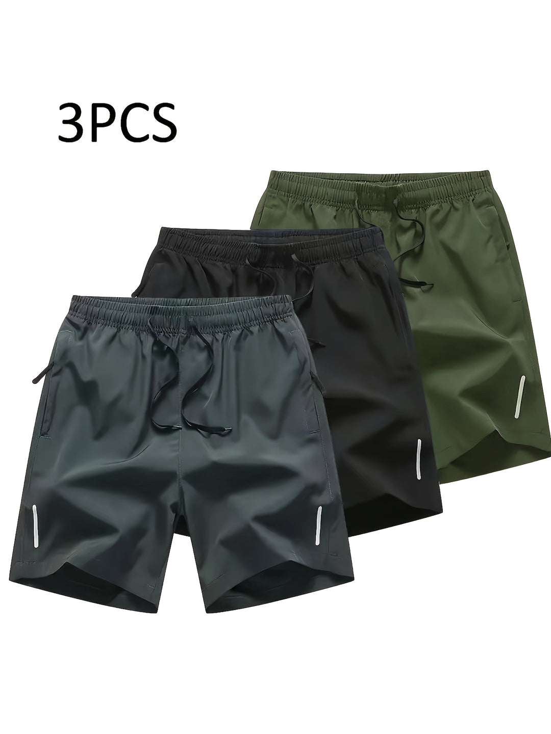 Herren Shorts Set | Gerade| Elastischer Bund Mit Kordel | Sommer