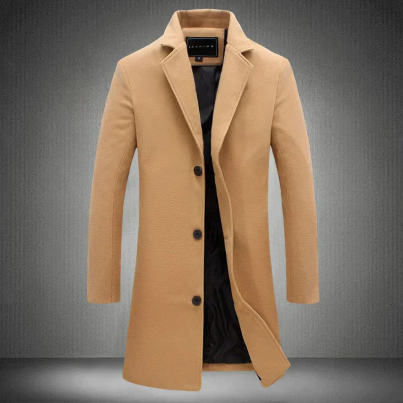 Jacke Herren | Winterjacke Herren Mid-Length | Stilvoller Freizeit Style