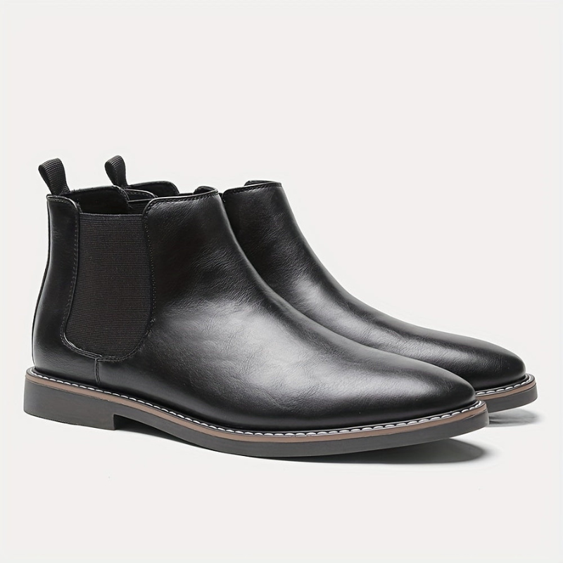 Winterstiefel Herren | Zweifarbiger Schaft | Rutschfeste Schuhe