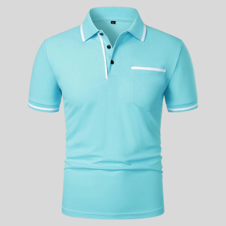 Herren Polohemd | Schmale Passform | Mit Knopfleiste | Sommer
