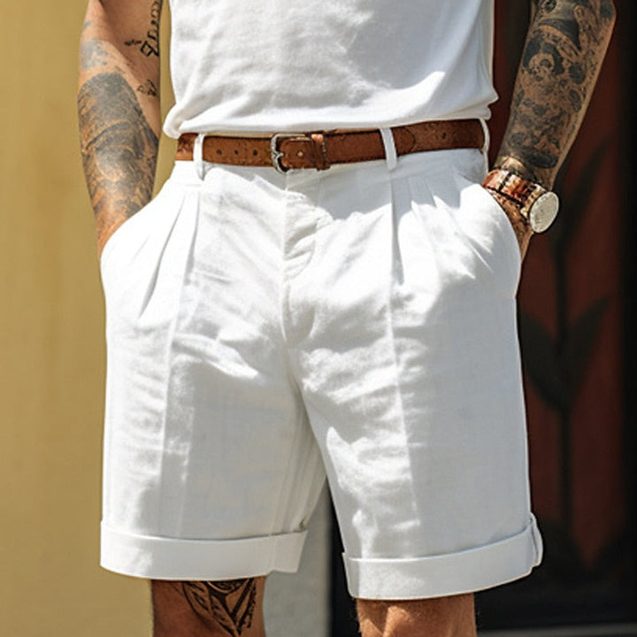 Herren Shorts | Straight | Hohe Taille | Sommer