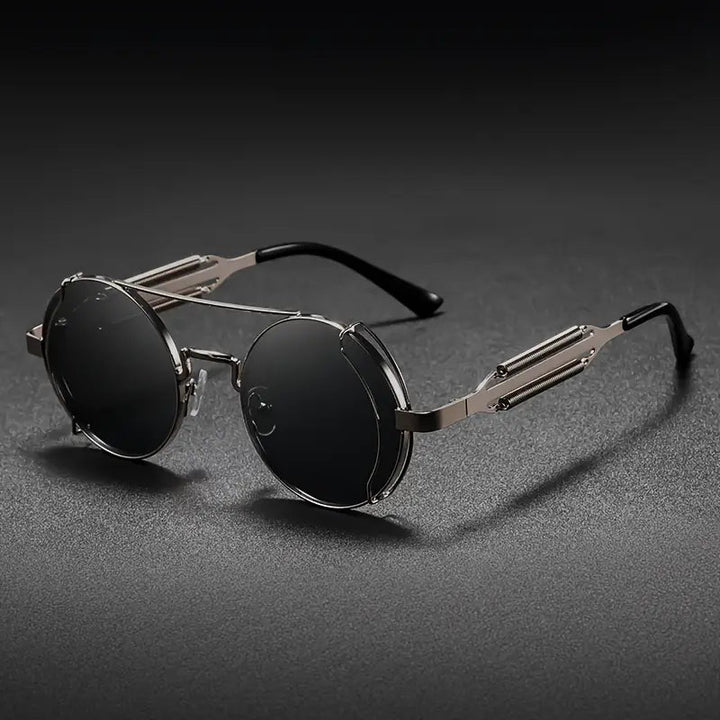 Herren Sonnenbrille | Vintage | Rundes Gestell Retro | Sommer