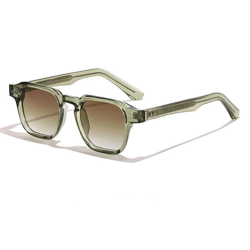 Herren Sonnenbrille | Transparentes Gestell | Verlaufsgläser | Sommer
