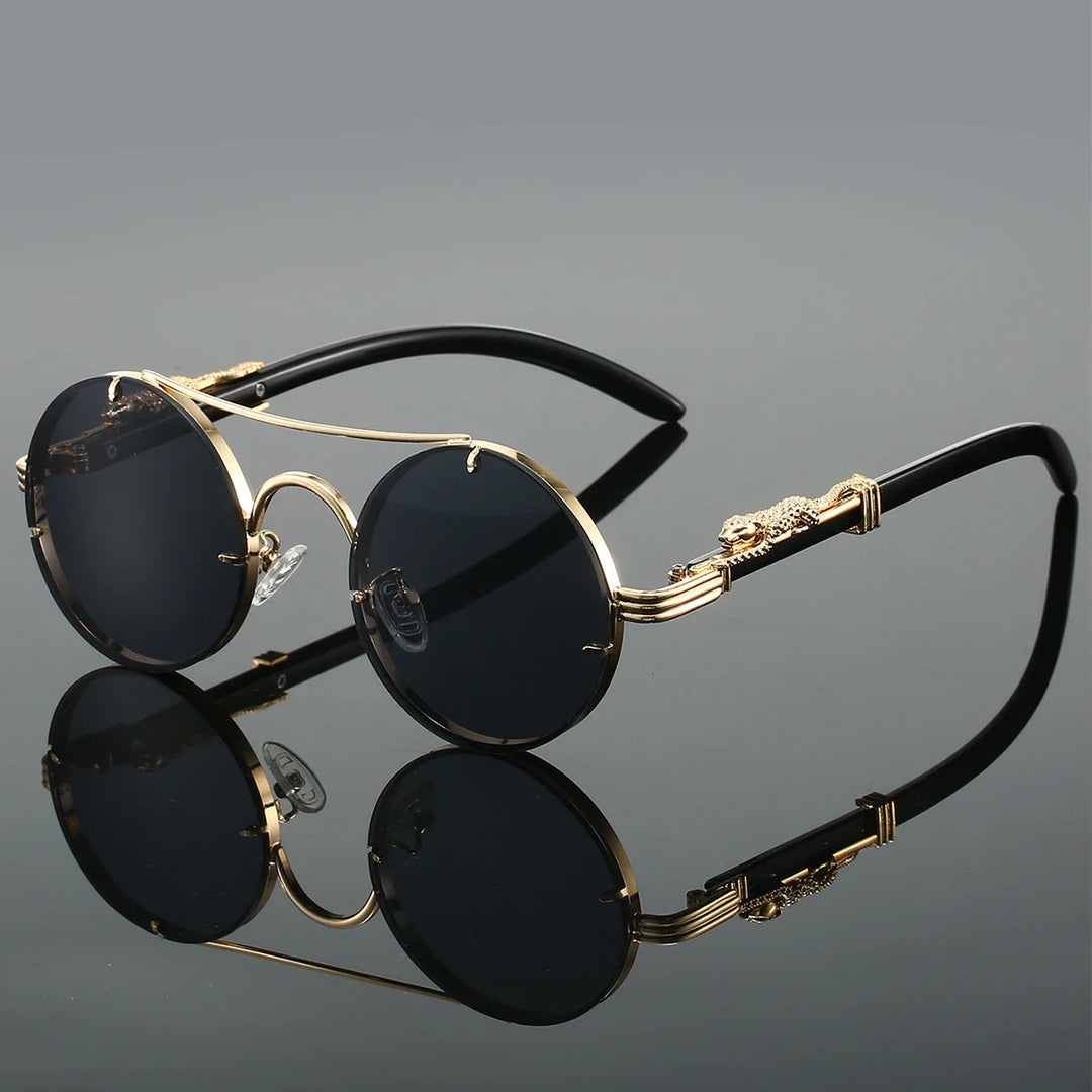 Herren Sonnenbrille | Retro Design | Rund | Sommer