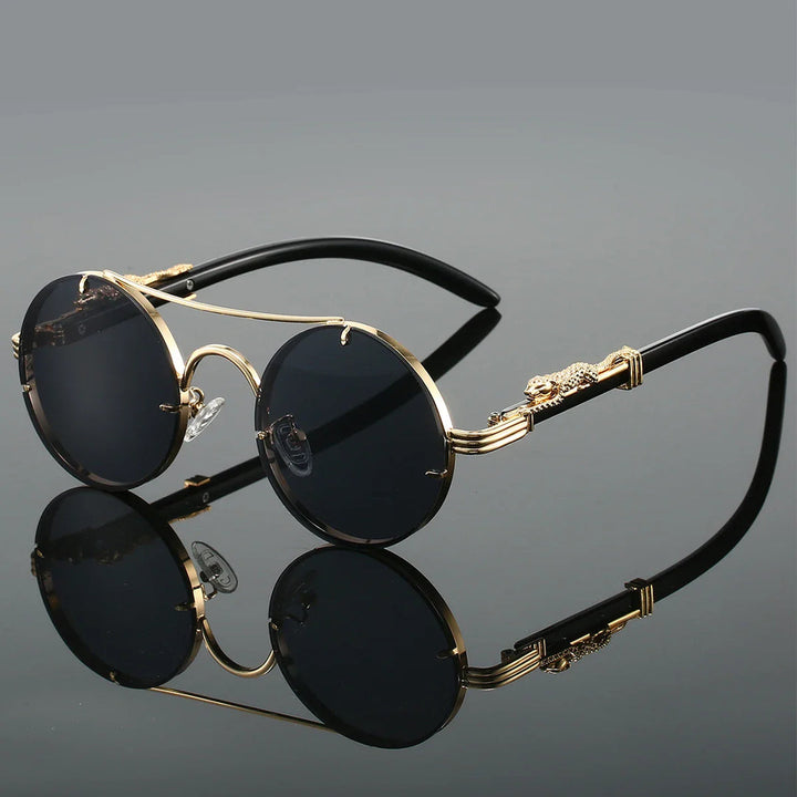 Herren Sonnenbrille | Retro Design | Rund | Sommer