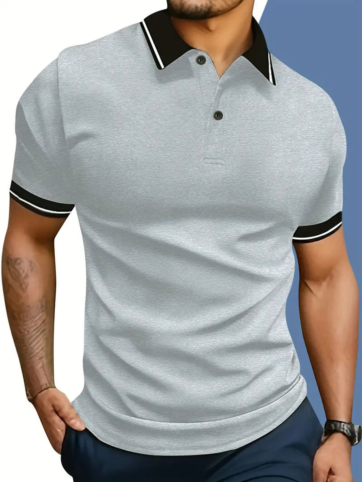 Herren Polohemd | Gerade Passform | Mit Knopfleiste | Sommer